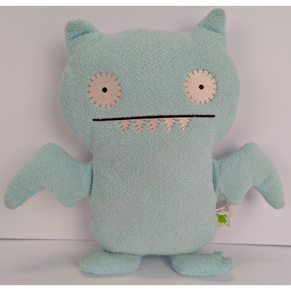 UglyDolls Ice Bat Blue Plush Stuffed Animal Toy Vintage Hasbro 2019 13" Large